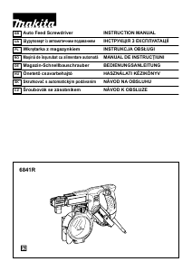 Instrukcja Makita 6841R Wkrętarka