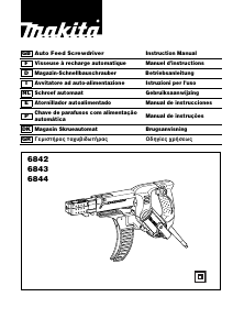 Εγχειρίδιο Makita 6842 Κατσαβίδι