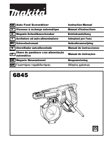 Manuale Makita 6845 Avvitatore