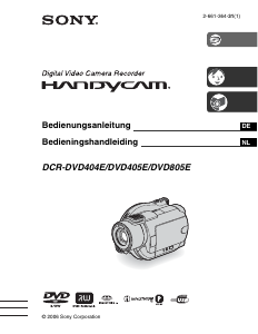 Bedienungsanleitung Sony DCR-DVD404E Camcorder