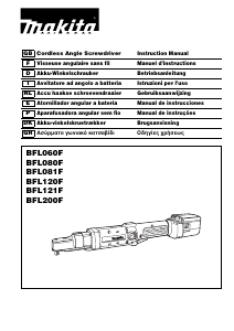 Manual Makita BFL120F Screw Driver