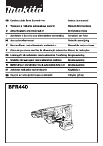 Manual de uso Makita BFR440 Atornillador