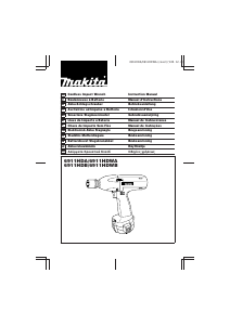 Bruksanvisning Makita 6911HDA Muttertrekker