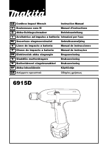 Manual Makita 6915D Impact Wrench