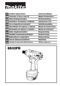 Manual Makita 6932FD Chave de impacto