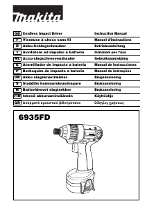 Mode d’emploi Makita 6935FD Visseuse à choc