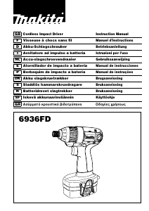 Brugsanvisning Makita 6936FD Slagnøgle