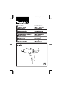 Manual Makita 6951 Impact Wrench