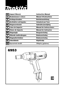 Manuale Makita 6953 Avvitatore pneumatico