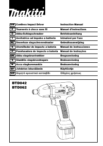 Manual Makita BTD062 Impact Wrench