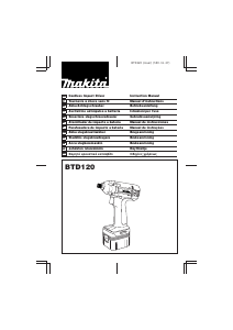 Manual de uso Makita BTD120 Llave de impacto