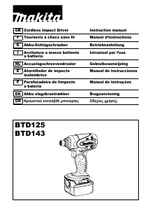 Manual Makita BTD125 Impact Wrench