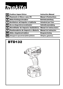 Manual de uso Makita BTD132 Llave de impacto