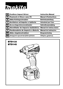 Manual Makita BTD133 Chave de impacto