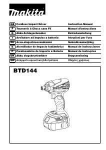 Manual de uso Makita BTD144 Llave de impacto