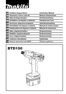 Manual de uso Makita BTD150 Llave de impacto