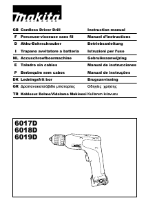 Manuale Makita 6017D Trapano avvitatore