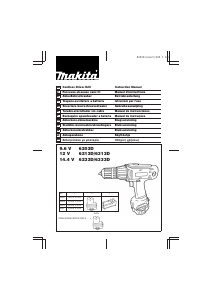 Brugsanvisning Makita 6213D Bore-skruemaskine