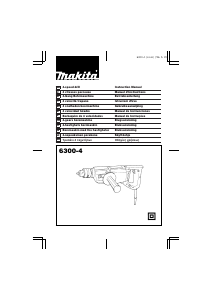 Brugsanvisning Makita 6300-4 Bore-skruemaskine