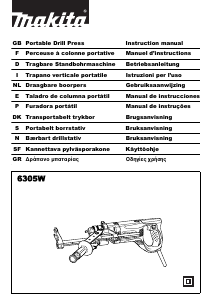 Bruksanvisning Makita 6305W Borrskruvdragare