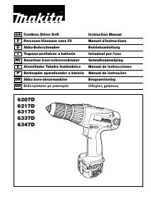 Manual de uso Makita 6347D Atornillador taladrador