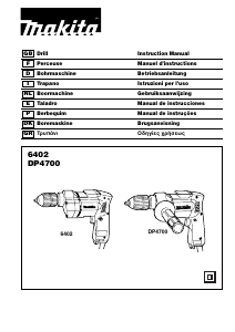 Mode d’emploi Makita 6402 Perceuse visseuse