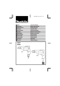 Manual de uso Makita 6407 Atornillador taladrador