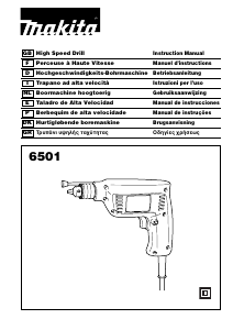 Brugsanvisning Makita 6501 Bore-skruemaskine