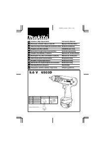 Manual de uso Makita 6503D Atornillador taladrador