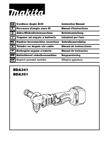 Manuale Makita BDA341 Trapano avvitatore