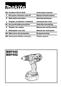 Manual Makita BDF442 Drill-Driver