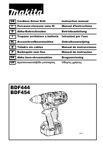 Brugsanvisning Makita BDF454 Bore-skruemaskine