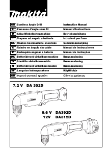 Bruksanvisning Makita DA312D Borrskruvdragare