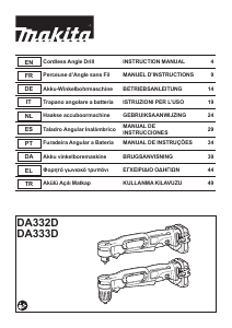 Handleiding Makita DA332D Schroef-boormachine