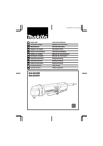 Manual de uso Makita DA3000R Atornillador taladrador