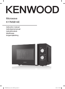 Manual Kenwood K17MSB14E Microwave
