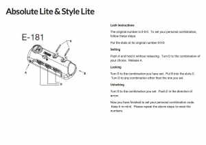 Handleiding Tripp Absolute Lite Koffer