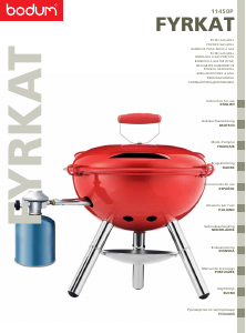 Mode d’emploi Bodum FYRKAT Barbecue