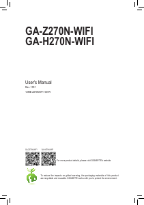 Handleiding Gigabyte GA-H270N-WIFI Moederbord
