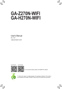 Handleiding Gigabyte GA-Z270N-WIFI Moederbord