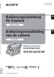 Handleiding Sony DCR-HC14E Camcorder