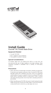 Manual Crucial M.2 SSD