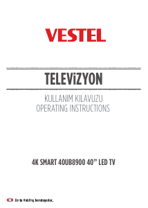 Kullanım kılavuzu Vestel 40UB8900 LED televizyon