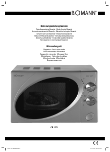 Manual Bomann CB 1271 Microwave