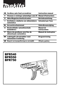 Manuale Makita BFR550 Avvitatore