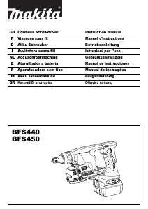 Manual de uso Makita BFS440 Atornillador