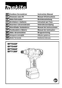 Manuale Makita BFT022F Avvitatore