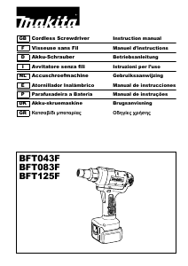 Manual de uso Makita BFT043F Atornillador