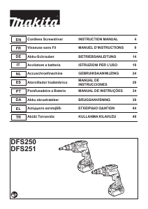 Bedienungsanleitung Makita DFS250 Schrauber