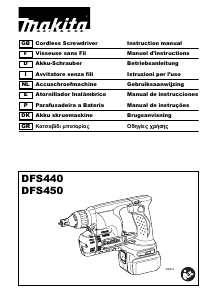 Manual Makita DFS440 Screw Driver